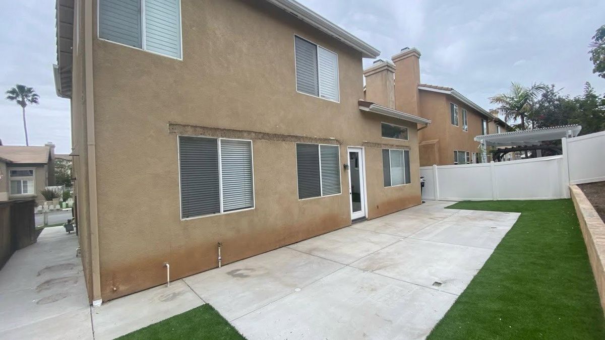 Clean residential exterior after a San Diego demolition job and site cleanup